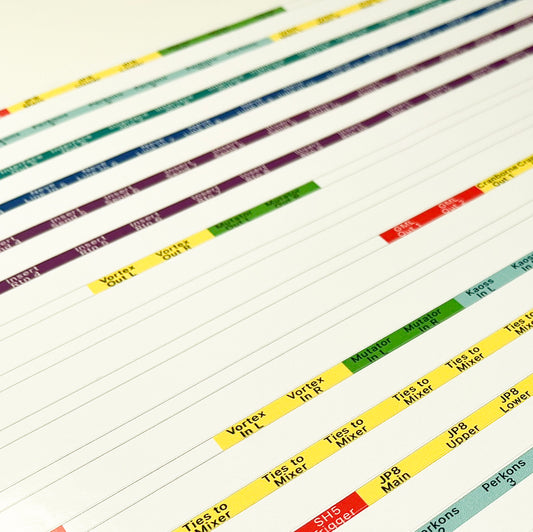 PatchCAD labels professionally printed