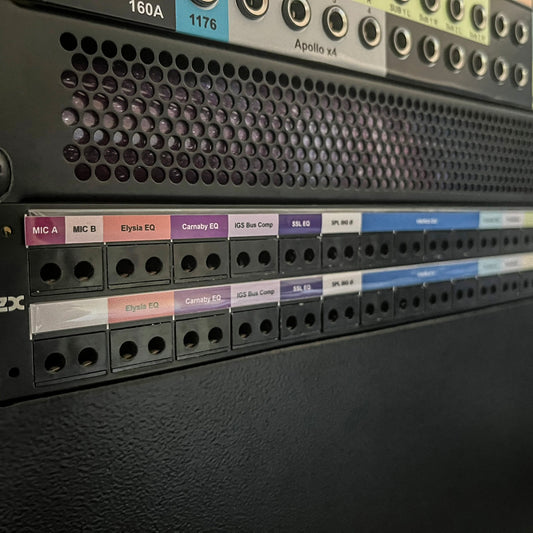 Custom Labels for Signex CPT96 Bantam TT Patch Bay