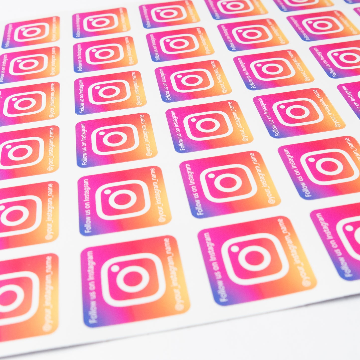 Instagram Customisable Social Media Stickers