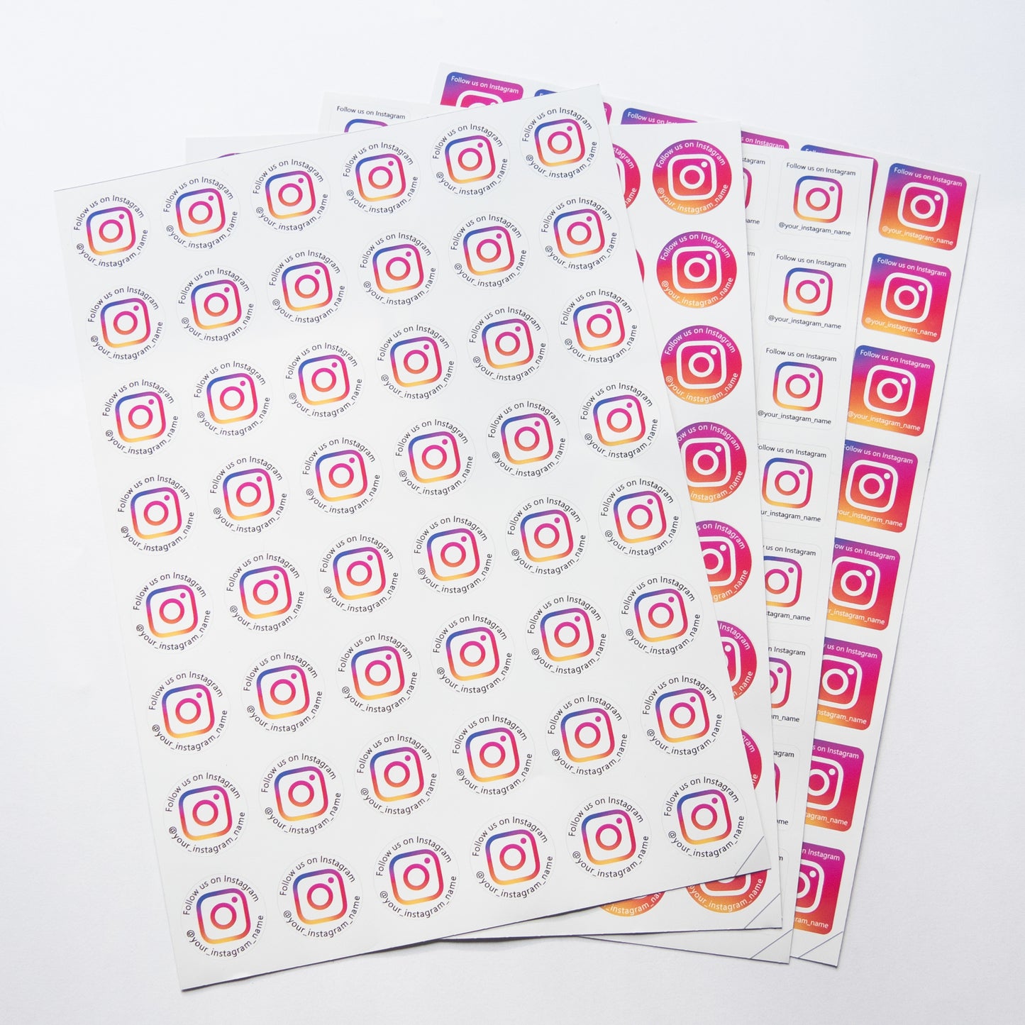 Instagram Customisable Social Media Stickers