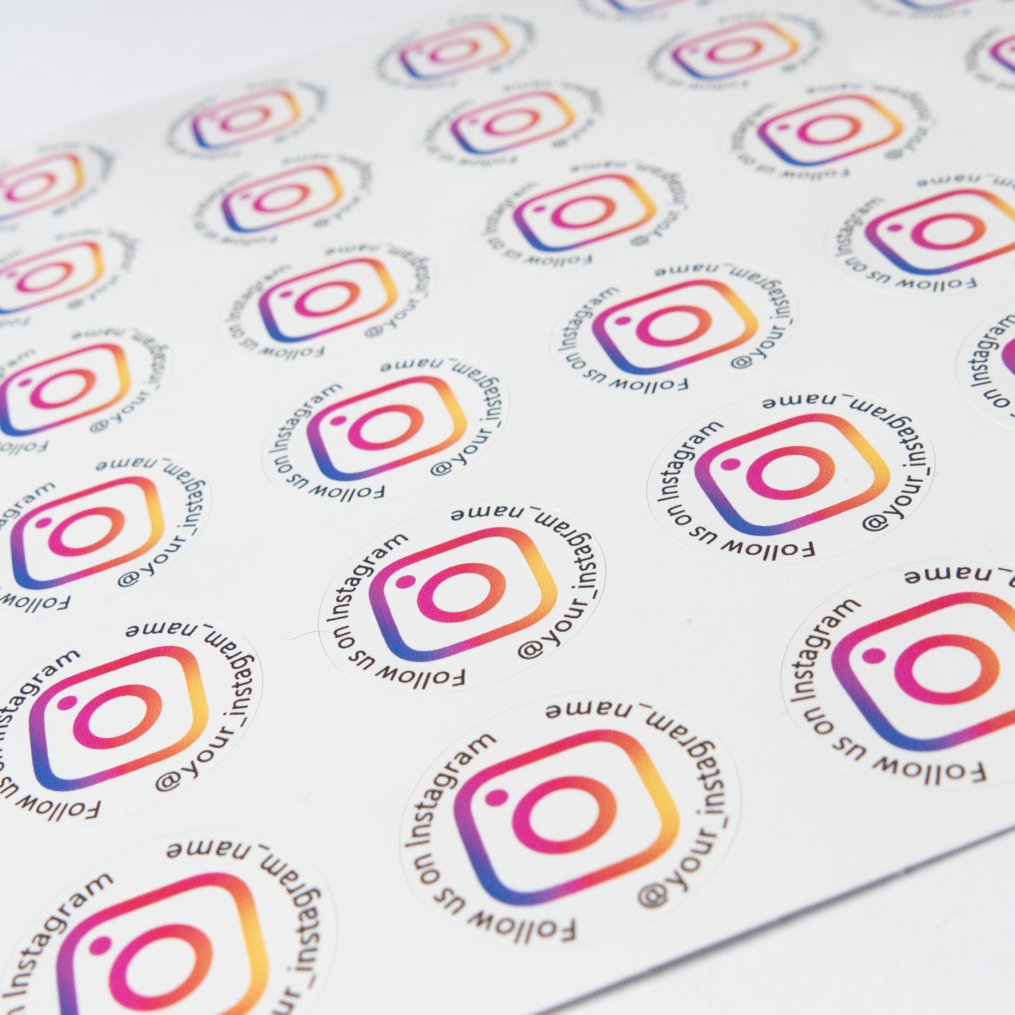 Instagram Customisable Social Media Stickers