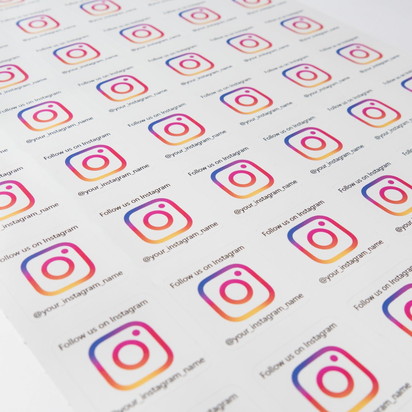 Instagram Customisable Social Media Stickers