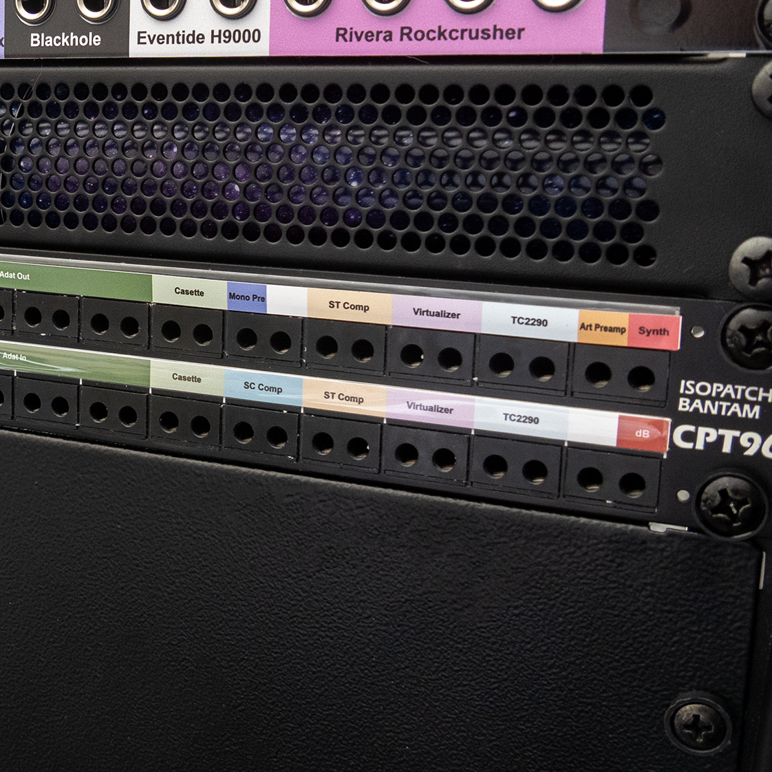 Custom Labels for Signex CPT96 Bantam TT Patch Bay