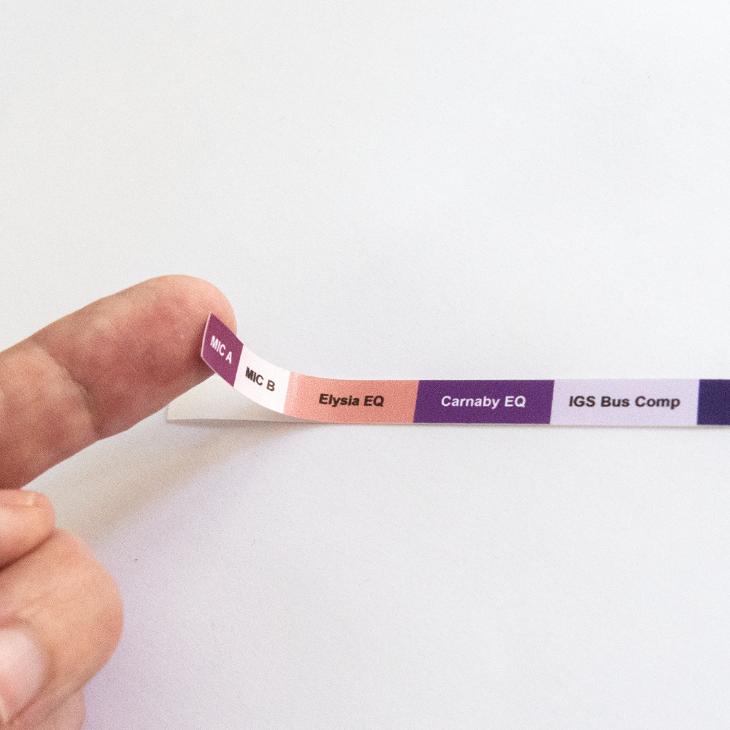 Custom Labels for Signex CPT96 Bantam TT Patch Bay