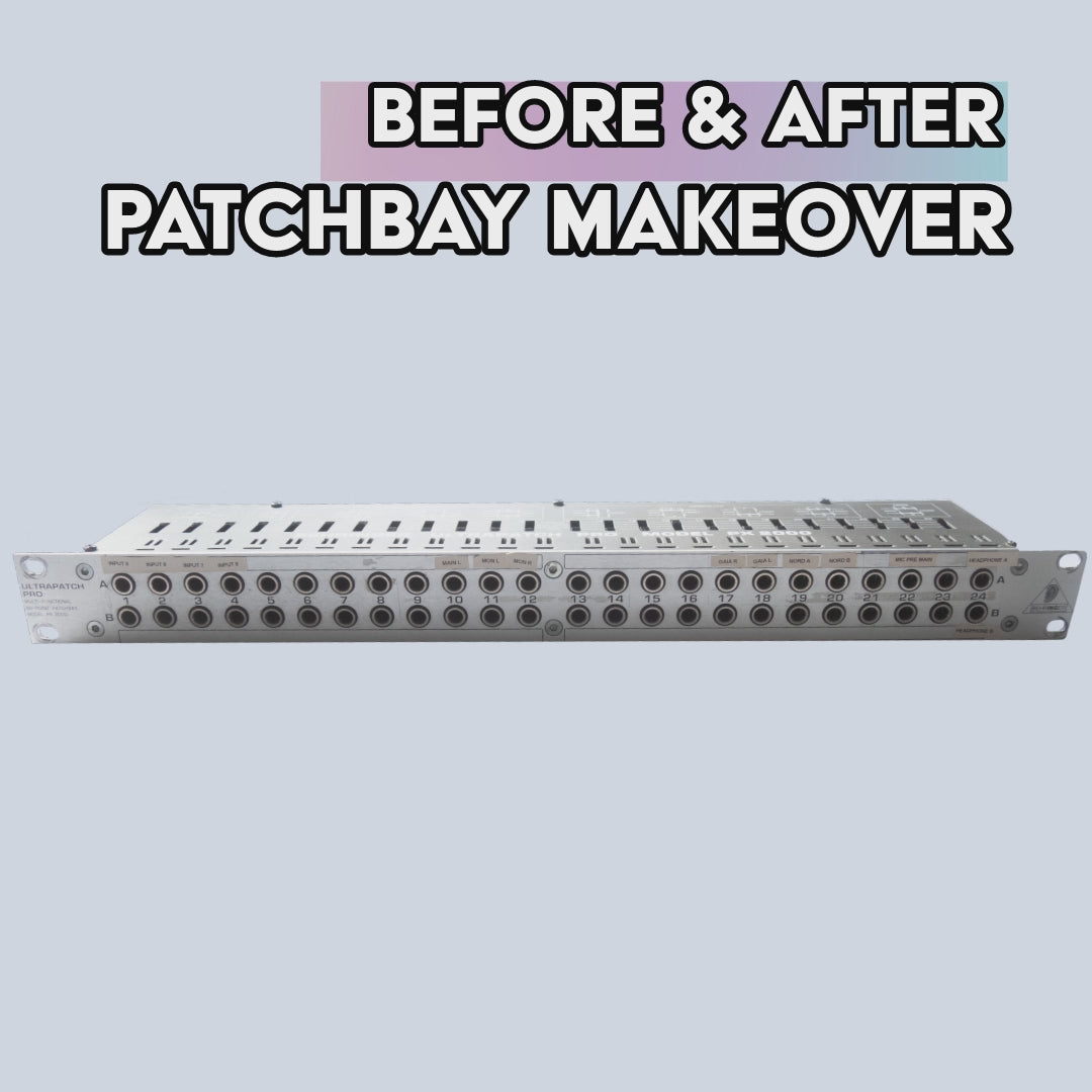 Patchbay Label for Behringer Ultrapatch Pro PX2000