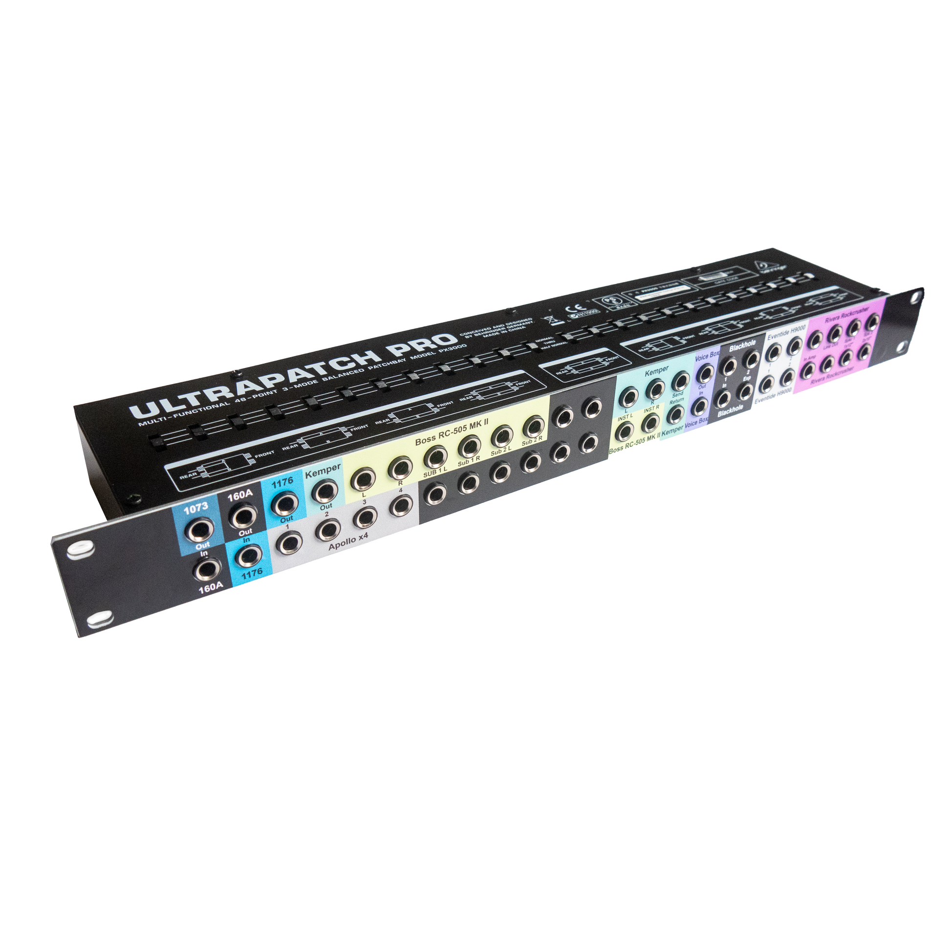 Behringer Ultrapatch Pro PX3000 Patchbay Label – PatchbayLabels.com Behringer Ultrapatch Pro PX3000 Patchbay Label – PatchbayLabels.com