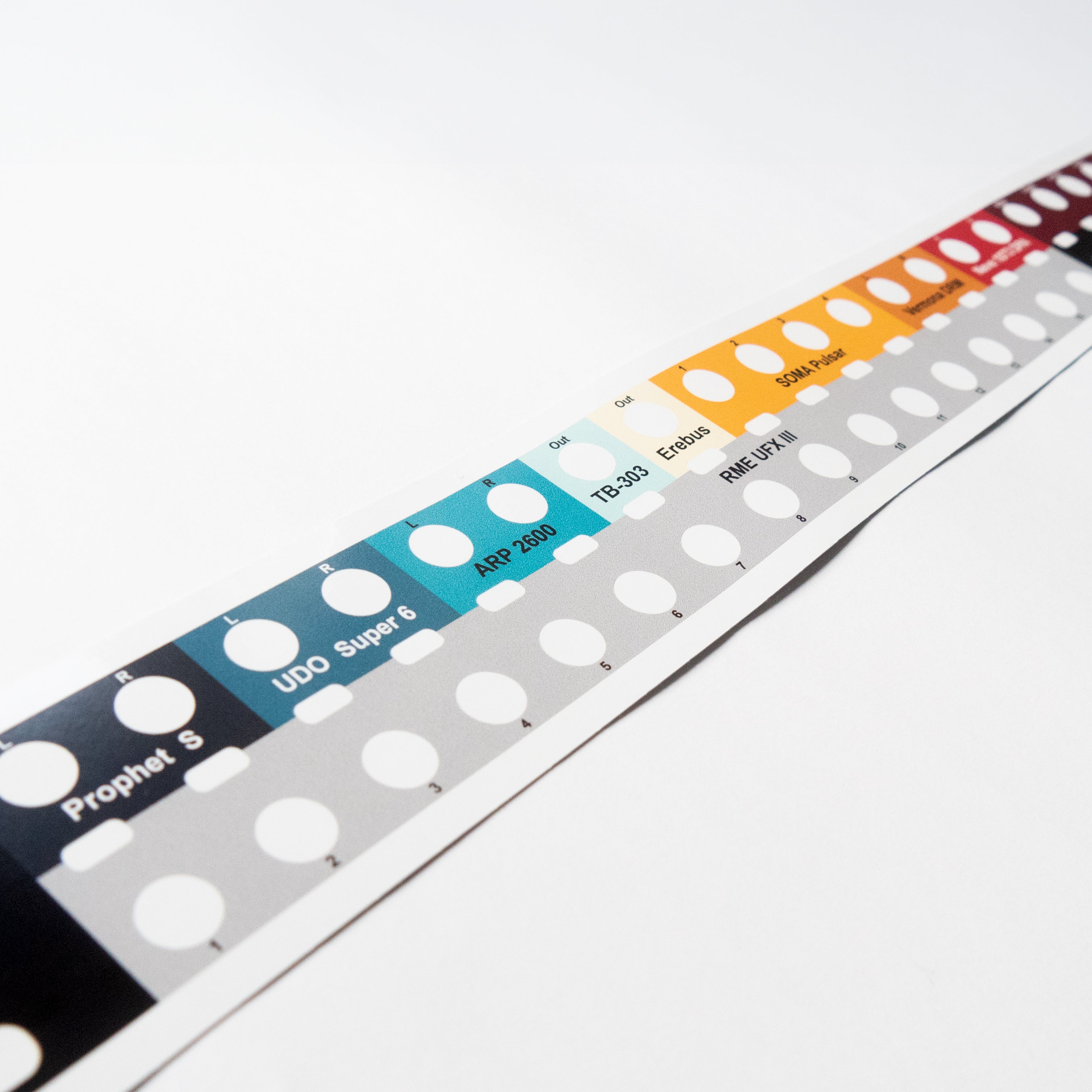 PatchbayLabels.com Custom Patch Bay Labels | Free Worldwide Delivery